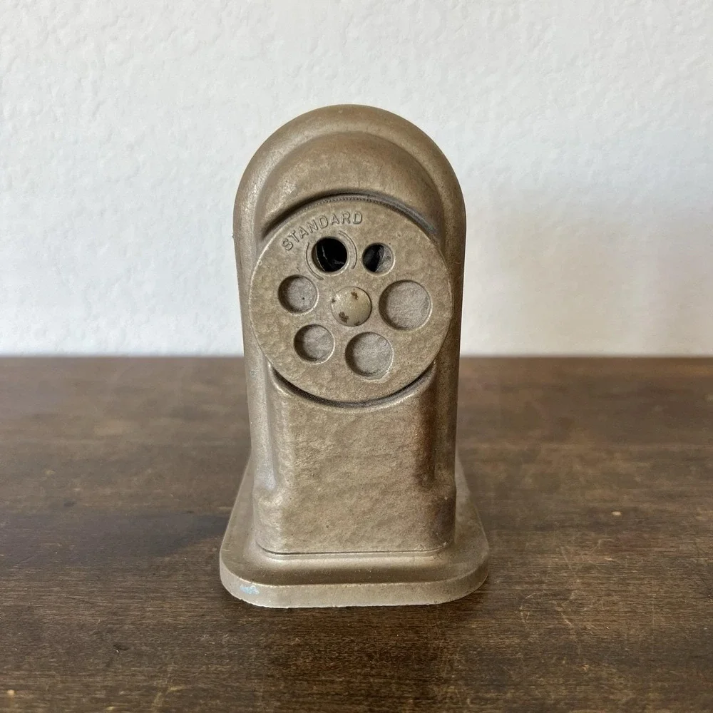 Vintage Boston Ranger 55 Pencil Sharpener 6 Hole Adjustable Point Selector USA